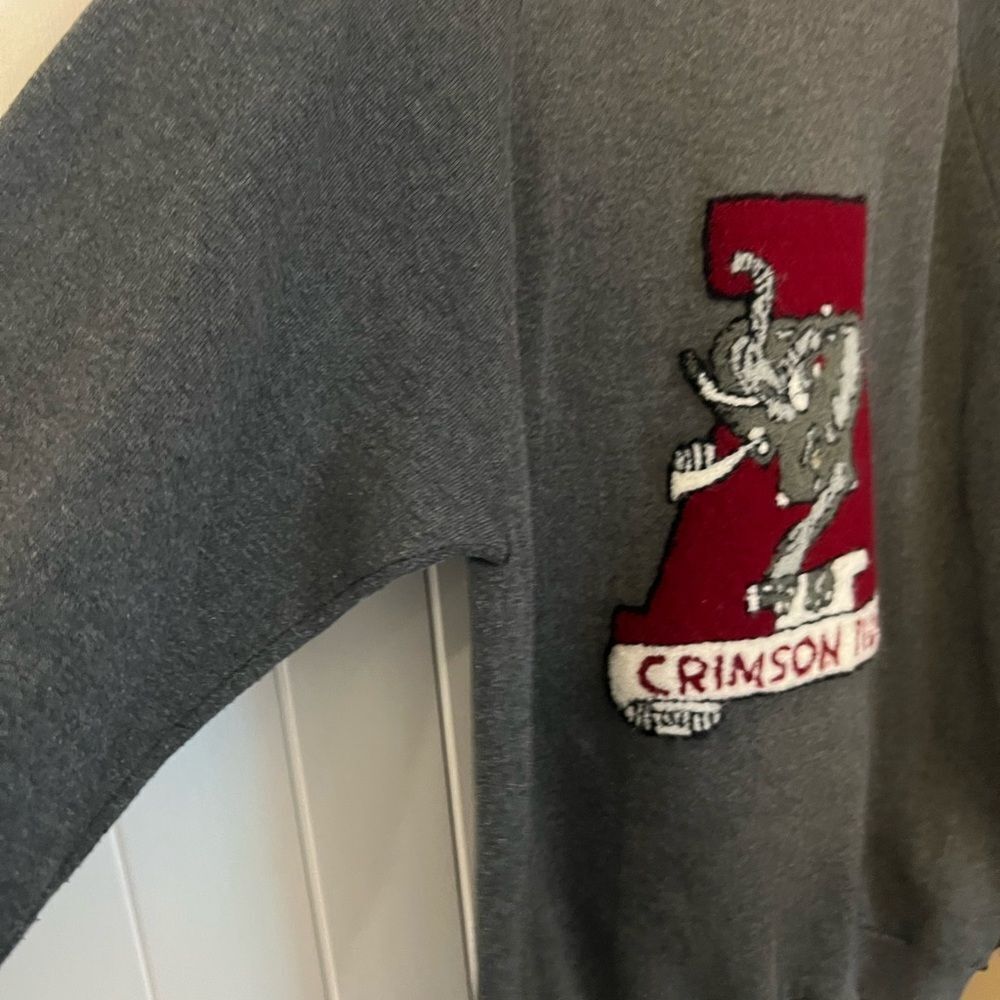 Alabama crimson tide vintage appliqué sweet shirt women’s xL - Picture 5 of 7